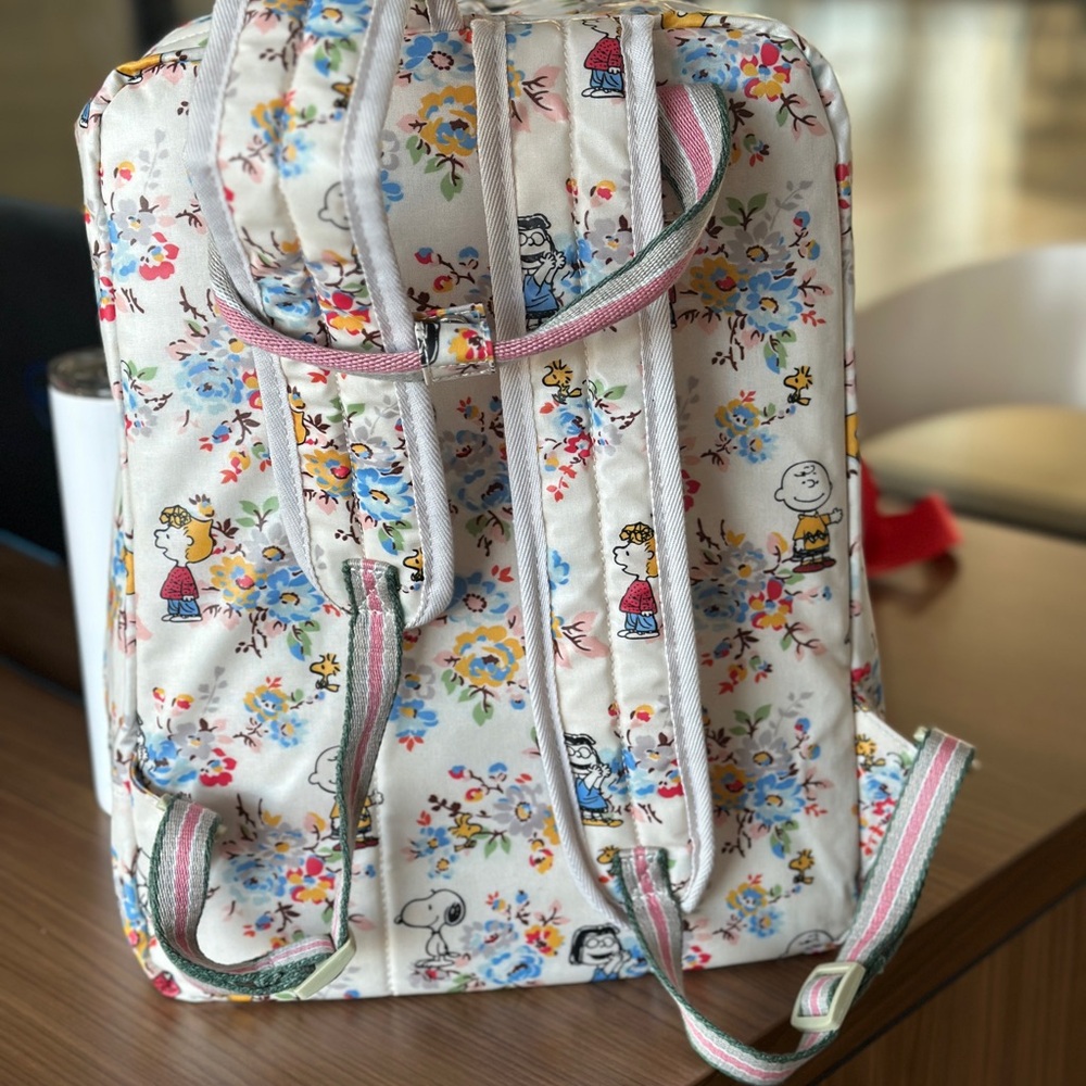 Peanuts Snoopy X Cath Kidston 15 inches rosewood backpack - Picture 6 of 10